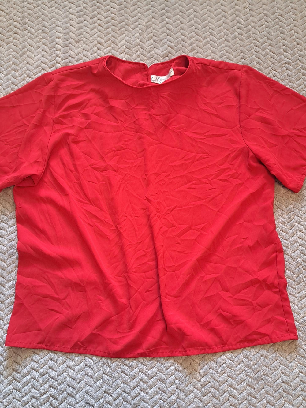 dressbarn Vibrant Red Blouse